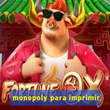 monopoly para imprimir